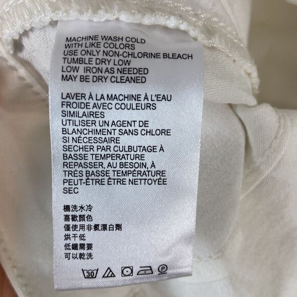 We The Free Just Float On Flare Pants Sz 26 Hippie Boho Festival Winter White - Picture 6 of 8